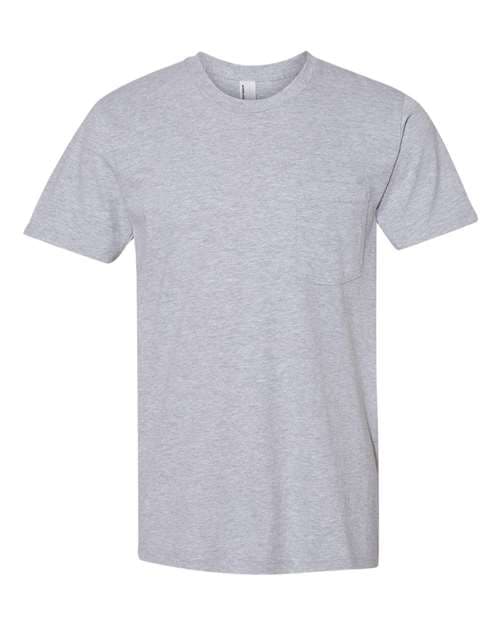 Unisex Fine Jersey Pocket Tee