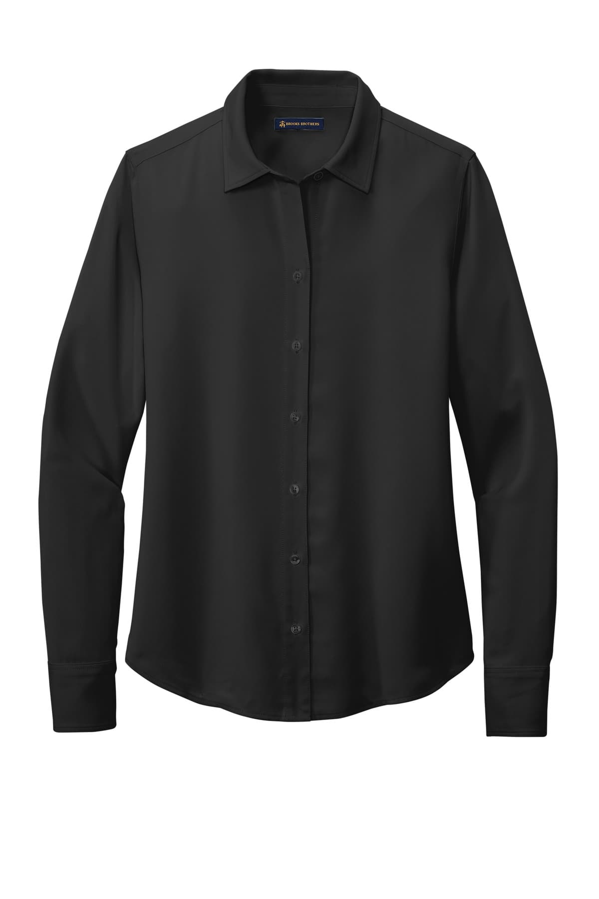 Brooks Brothers Women's Full-Button Satin Blouse