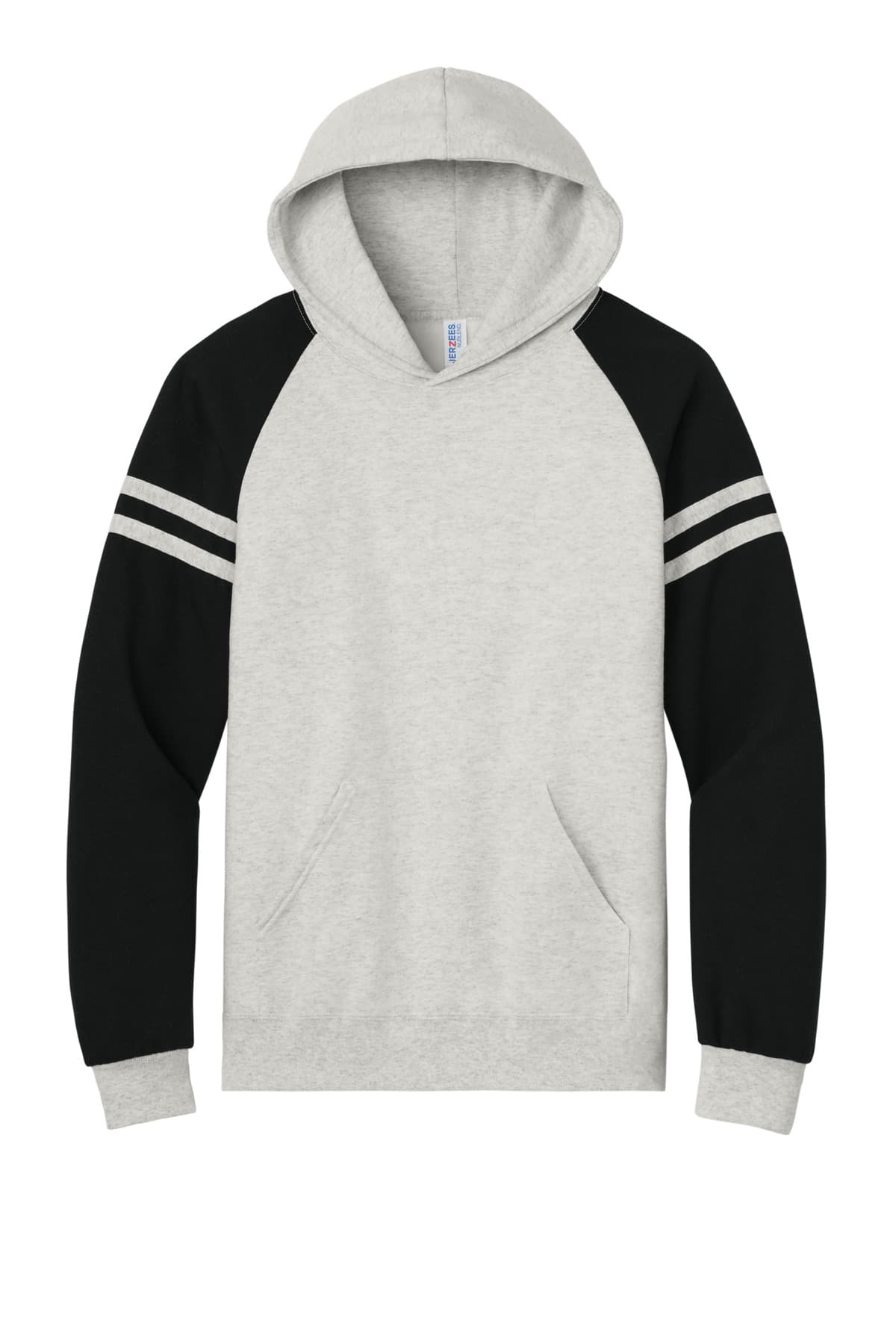Jerzees Unisex NuBlend Varsity Colorblock Hooded Sweatshirt
