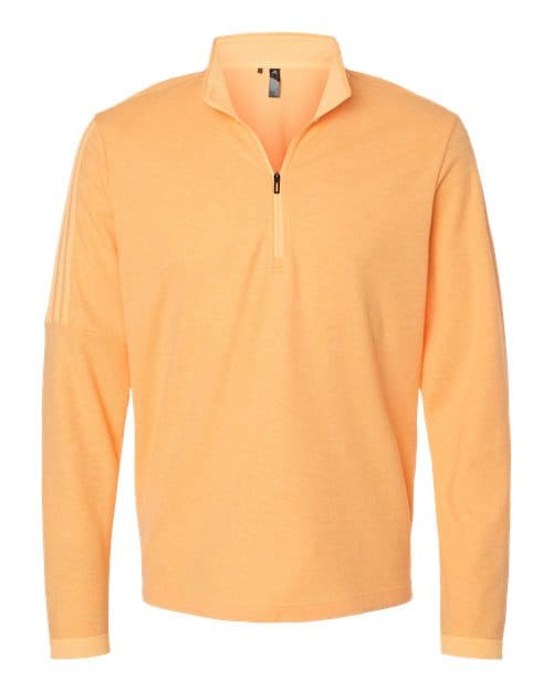 Men's 3-Stripes Quarter-Zip Sweater Pullover