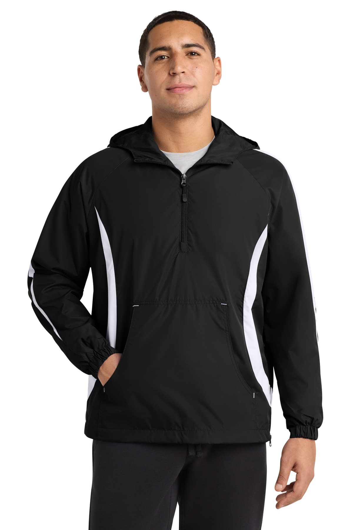 Sport-Tek Colorblock Raglan Anorak