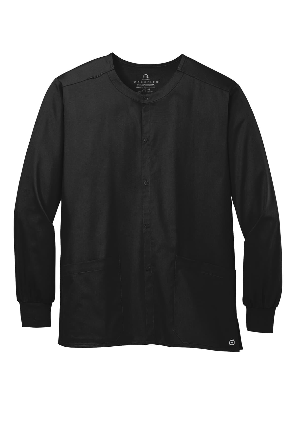 Wink Unisex WorkFlex Snap-Front Scrub Jacket